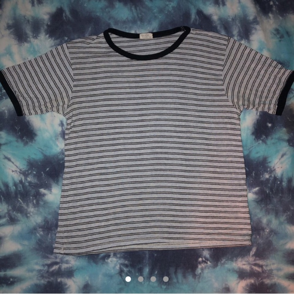 Striped John Galt USA Brandy Melville t shirt